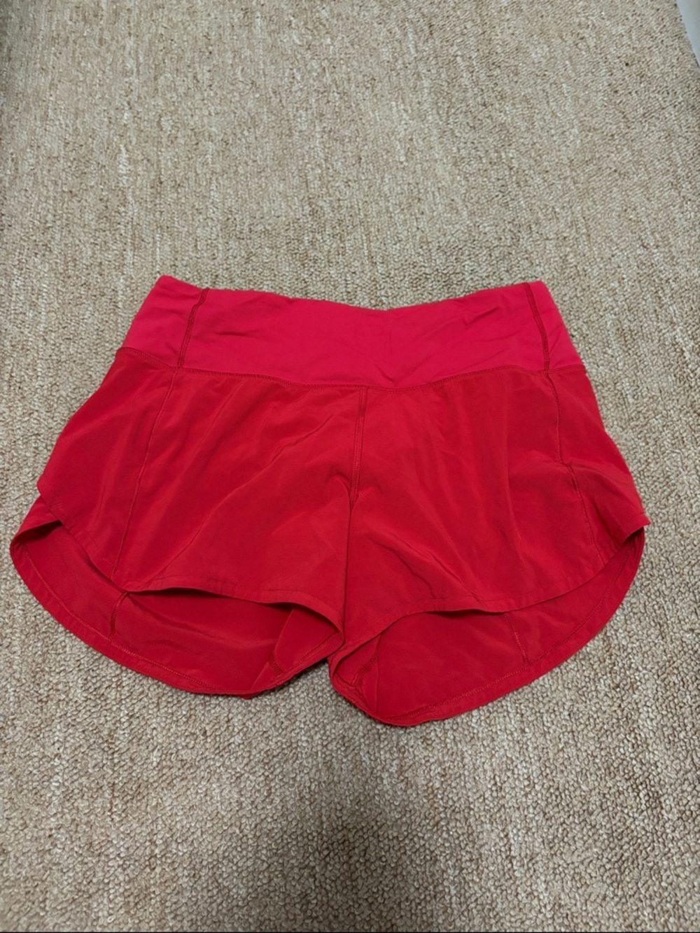 lululemon athletica Red Women's Athletic Shorts